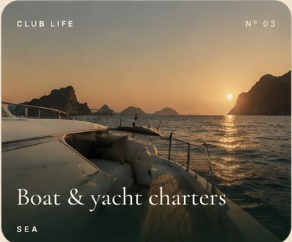 Club Life Nº 03 — Boat & yacht charters — SEA