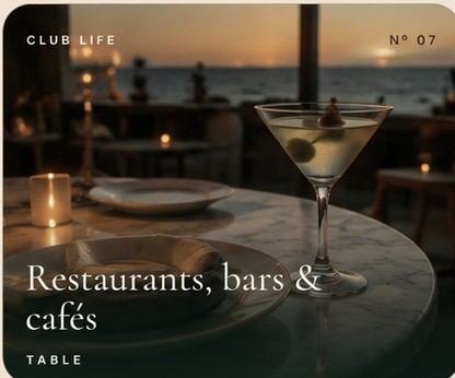 Club Life Nº 07 — Restaurants, bars & cafés — TABLE